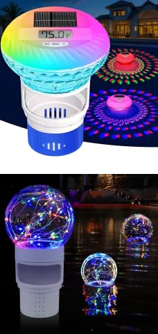 Button Control Chlorine floaters with Thermometer+Floating Pool Chlorine Dispenser