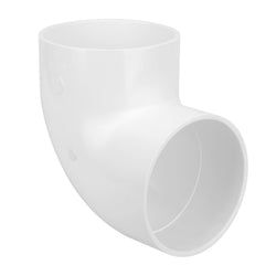 6 Inch 90 Degree Elbow 2 Way Right Angle PVC Pipe Fitting, Furniture Build Grade SCH40 (Socket x Socket) 6" PVC Fitting Connectors for DIY Shelf Garden Support Structure
