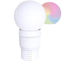 SWIMLINE HYDROTOOLS Chlorine Floater Dispenser For Above Ground & Inground Pools Spas | Solar Powered LED Light-Up Colorful Globe Pool Decoration |Large Capacity Floating 3-Inch Chlorine Bromine Tabs