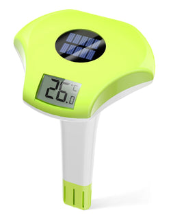 BALDR Pool Thermometer Floating Easy Read, Solar Pool Thermometer with Digital Display, IPX8 Waterproof for Hot Tubs, Cold Plunge & Swimming Pools(Green)