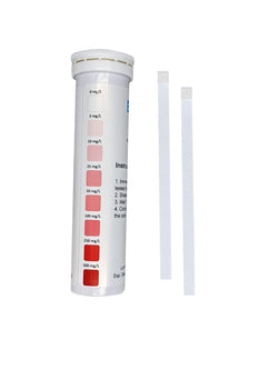 Iron Test Strip 0-500 PPM for Measuring aqueous Fe2+ (Ferrous) Iron in Water Samples [50 Strips] NOT for The Human Body.