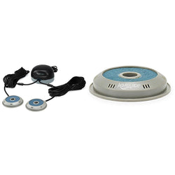 Aquascape 75000 Pond Air 2 (Double Outlet Aeration Kit) & Pond Air Replacement Aeration Disc 4-inch 75005, Gray