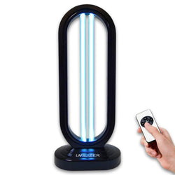 In My Bathroom UVILIZER Tower - UV Light Sanitizer & Ultraviolet Home Desinfection Lamp (UV-C Cleaning Device for Home, Office, Room | Kills 99.9% of Dust Mites, Mold, Bed Bugs and Viruses | USA)