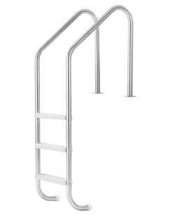 VEVOR Swimming Pool Ladder, 3-Step Double Handrails Stairs with Non-Slip Heavy Duty Steps, Stainless Steel Load Capacity 265 lbs, for 48-54 in Inground Pools of Any Decking Surface Indoor & Outdoor