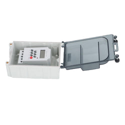 Diyeeni Pool Pump Timer, 28 On Off Programmable Digital Timer Box for Water Heater SPA Outdoor Light