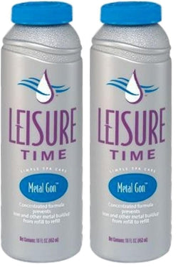 Leisure Time D Metal Gon Protection for Spas and Hot Tubs, 16 fl oz (Package May Vary) (Pack of 2)