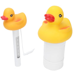 Pool Floater, Water Adjustable Duck Shaped 2Pcs High Temperature Resistant for Pond for Swimming Pool