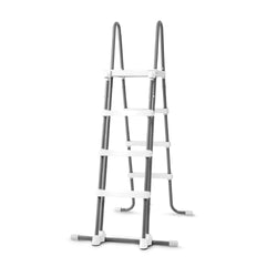 Intex 28076E Deluxe Pool Ladder with Removable Steps for Intex Pools with Wall Height of 48 Inch