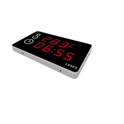 NZMMNBTAZ Large LED Display Industrial Temperature Meter Clock with Built-in Sensor LX903 for Swimming Pool Sauna Bathroom(LX903-A)