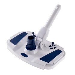 No Wheels Weighted Pool Vacuum Head with Air Relief Valve & Multi-Directional Brushes - Vinyl Safe for Inground Pools & Above Ground Pools, Fits 1-1/4" & 1-1/2" Hose & Telescopic Pole