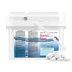 5LB Bromine Tablets for Hot Tubs & Spas –1 inch Fast Dissolving, Low Odor, Long-Lasting Sanitizer