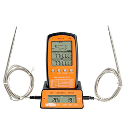 MVUYO Probe Digital Oven Thermometer Meat Barbecue BBQ Cooking Kitchen Timer