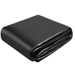 TEZONG Pond Liner,15x15Ft Pond Liners for Outdoor,28Mil PE Black Koi Fish Pond Liners,Reinforced Pond Underlayment for Water Garden,Waterfall,Fountain