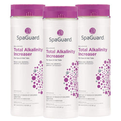 SpaGuard Total Alkalinity Increaser, 2 lb, Pack of 3, Prevents pH Bounce, Proven Pool Water Balancer, Suitable for Spas and Hot Tubs