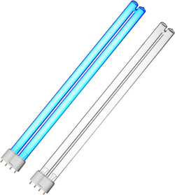 coospider-repta 2 Pack 38 Watts UV Bulb 15.4 Inch 2G111 Base Replacement Light Bulb for Pond Clarifier
