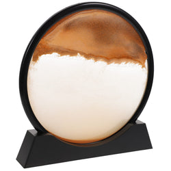 Gogogmee Dynamic Liquid Sand Art Sandscapes 3D Moving Sand Artware Office Desk Decor Sand Art Home Decor