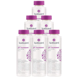 SpaGuard pH Increaser, 18 oz, Pack of 6, pH Raiser for Spas & Hot Tubs, Protects Equipment from Corrosion, Balances Water