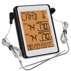 MVUYO Digital BBQ Thermometer Kitchen Oven Food Cooking Grill Meat Probe Temperature Alarm