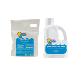 In The Swim Pool Chemistry Balance Kit - 5Lb pH Reducer + 3L Pure Clear No Phos - Controls pH, Removes Phosphates & Keeps Water Crystal Clear