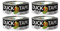 Duck Brand Max Strength Duct Tape, White, 4 Rolls, 1.88 Inch x 35 Yards Each, 240866