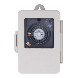 Mechanical Timer Switch, IP53 Rainproof Time Switch for Water Heater, Pool, Garden, Home or Industry with Cycle Time Relay 30A 250VAC