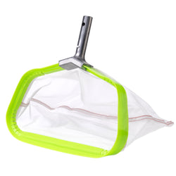 Ultra Fine Mesh Pool Silt Rake,Heavy Duty Leaf Skimmer with Aluminum Frame,Anti-Rip Nylon Net Bag for Cleaning Bugs Wet Sand