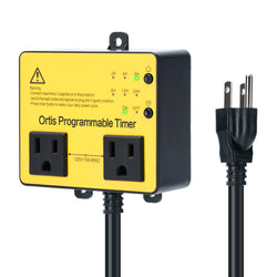 Above Ground Pool Timer, Ortis Smart Pool Timer with One-Button Operation, for Swimming Pools, Filters, Pumps, and Landscape Lights