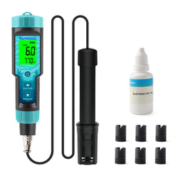 Digital Dissolved Oxygen Meter DO Tester with ATC, 9.84ft DO Probe Cable, Portable Dissolved Oxygen Test Kit for Aquarium, Ponds, Hydroponics, Fish Tank, Brewing, Water Quality, Range 0.0-40.0 mg/L
