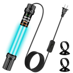 hygger 32W Aquarium U-V Light for 200-2200 Gallon, Pond Water Clarifier for Green Water and Algae Clean, for Koi Pond, Large Fish Tank, Swimming Pool, Cold Plunge, Spa