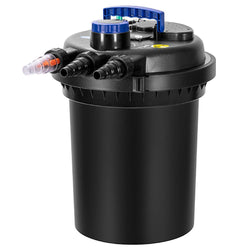 VIVOHOME Bio Pressure Pond Filter with 13W Light, 2630 GPH Suitable for Koi Ponds up to 1300 Gallons or Ornamental Ponds up to 2600 Gallons