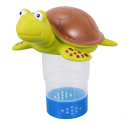 Turtle Floating Pool Chlorine Dispenser, Chlorine Floater, Tortoise Pool Dosing Float for 1 and 3 Inch Tablets & Bromine Holder for Large/Small Pools, Hot Tub, Floater Dispenser