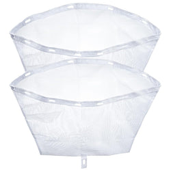 Hasanbar Debris Attachment Bag for Jacuzzi 6570-398 Hot Tube, Filter Net Bag Skimmer MF35 for Jacuzzi 2014+ J-300, 2012+ J-400, 2015+ J-500 Series, Mesh 11 Clip Holes Accessories, 2 Pack