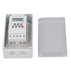 NDNCZDHC Pool Pump Timer, LCD Screen Digital Timer Box 7 Day Repetitive Cycle or Single Day Settings Programmable Timer Switch (AC 110V)