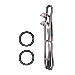 4KW 240V Titanium Hot Tub Heater Element with Mounting Hardware Compatible with Flo-Thru Universal Tub Heating Element Applicable in Balboa Spa Heater Element Spas Electric Heaters or Swimming Pools