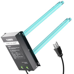 TURBRO AC 120V 72W HVAC UV Light Kit Air Purifier, ETL&CARB Certified, Comes with a 15.2 in 4-Pin 2G11 Base Lamp, Installation Template, and Ballast, for Cleaning Air and Ducted AC Systems, UV72P