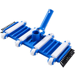 Yufafa Heavy Duty Pool Vacuum Head with Side & Bottom Brushes, Flexible Weighted 14'' Swimming Pool Cleaner Vac Head with Premium Bristles, for Inground & Above Ground Pool