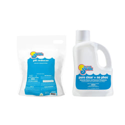 In The Swim Pool Chemistry Balance Kit - 10Lb pH Reducer + 3L Pure Clear No Phos - Controls pH, Removes Phosphates & Keeps Water Crystal Clear