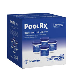 PoolRx Booster Minerals for Pool, 7500 to 20000 gallons,4 Pack