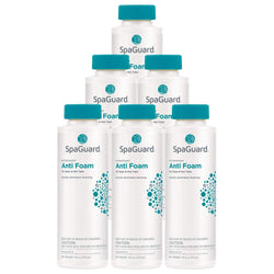 SpaGuard Spa Anti-Foam for Spas & Hot Tubs, 1 pt, Pack of 6, Quickly Eliminates Foaming, Fast-Acting Water Treatment