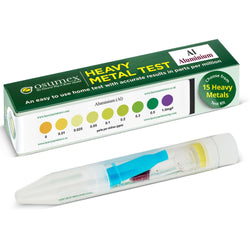 Osumex Heavy Metal Test Kit Aluminum Kit 1 Pack - Water Testing Kits for Drinking Water, Home Water Test Kit, Heavy Metals Test Kit for Humans, Metal Testing Kit for Urine, Food, & Other Materials