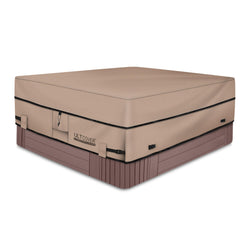ULTCOVER Waterproof 600D Polyester Square Hot Tub Cover Outdoor SPA Covers 85 x 85 inch