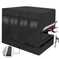 Pool Heater Cover for Hayward,1200D double layer fabric Pool Heater Cover for Outside Units Pool Heater Winter Cover Waterproof Pool Pump Covers Pool Pump Equipment Cover 40" L X 34" W X31 H