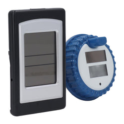 EVGATSAUTO Solar Powered Digital Floating Personal Pool Thermometer Sensor with Display for Swimming Pool Hot Tub Spa