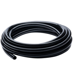 ZY-hosetube Black Vinyl Tubing 1” ID × 1 1/4” OD - 10 Feet PVC Flexible Plastic Tube Hybrid Hose, Transfer Water Air Oil for Pond Fountain Garden, Non-toxic and BPA free