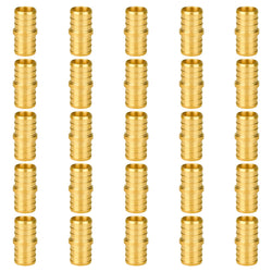 SUNGATOR 25-Pack 3/4" Pex Coupling, No Lead Brass, Pex Fittings 3/4 Inch, NSF, UPC Certified