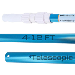 POOL BLASTER 12 Foot Pole Cordless Pool Vacuum Telescopic Aluminum Extension Handle for Pools, Universal Fit, 4 to 12 ft.