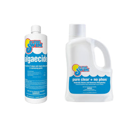 In The Swim Algaecide 1 Qt. and Pure Clear + NoPhos 3L Bundle - Prevent Algae and Improve Water Clarity