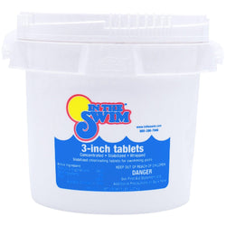 In The Swim 3 Inch Stabilized Chlorine Tablets for Sanitizing Swimming Pools - Individually Wrapped, Slow Dissolving - 90% Available Chlorine - Tri-Chlor - 5 Pounds