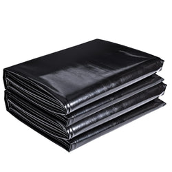 ToLanbbt Pond Liner 20 x 20 Ft HDPE Pond Liners, 20 Mil UV Resistant Preformed Pond Liner Easy Cutting, Pond Liner for Natural Looking Ponds, Waterfall, Koi Pondsand Water Garden (Black)