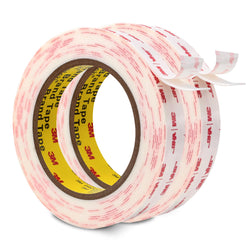 Double Sided Mounting Tape 3/4''x15.4Ft 2 Pack, Made of 3M VHB White 4950 Heavy Duty Adhesive Waterproof Heat Resistant Foam Tape for Car Home Office Deco